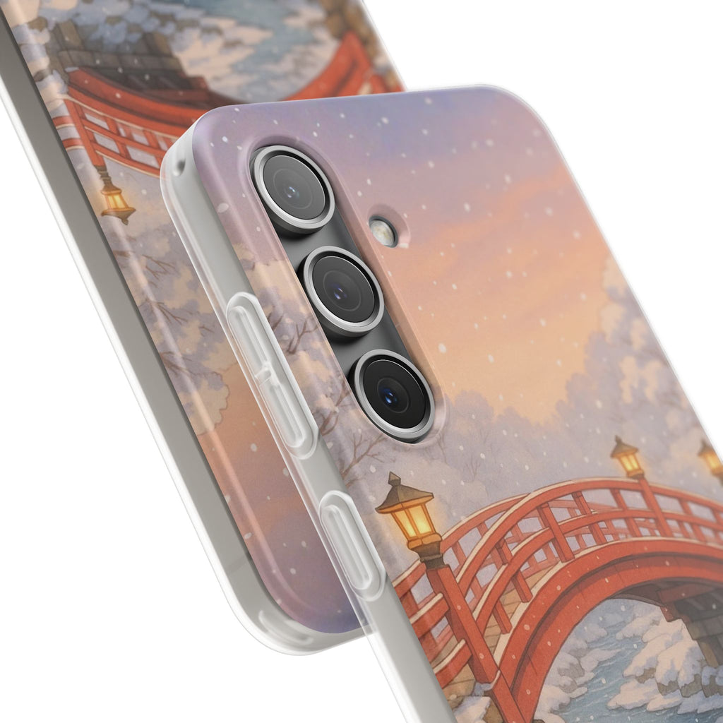 Snowlit Ember Bridge