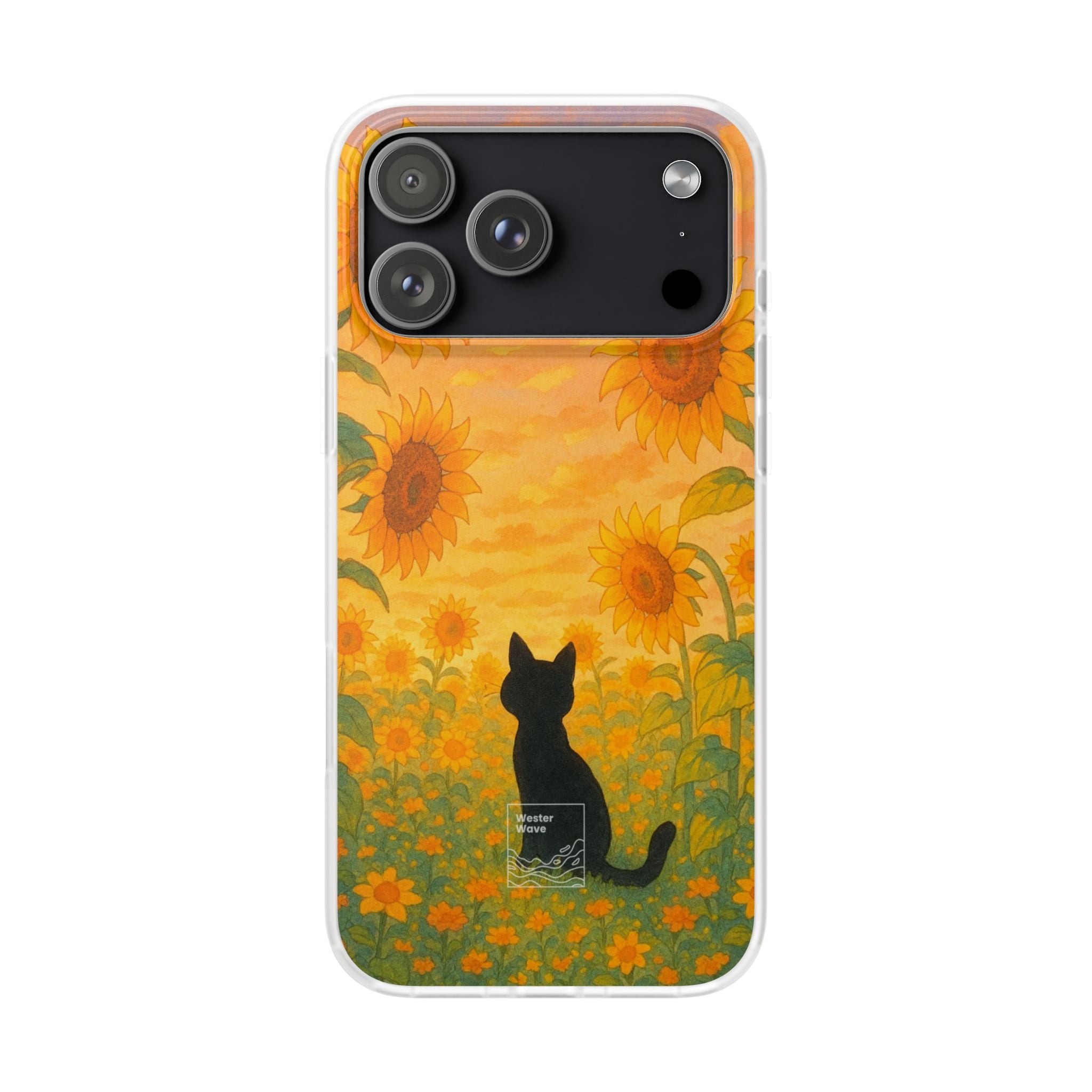 Sunflower Sunrise Cat