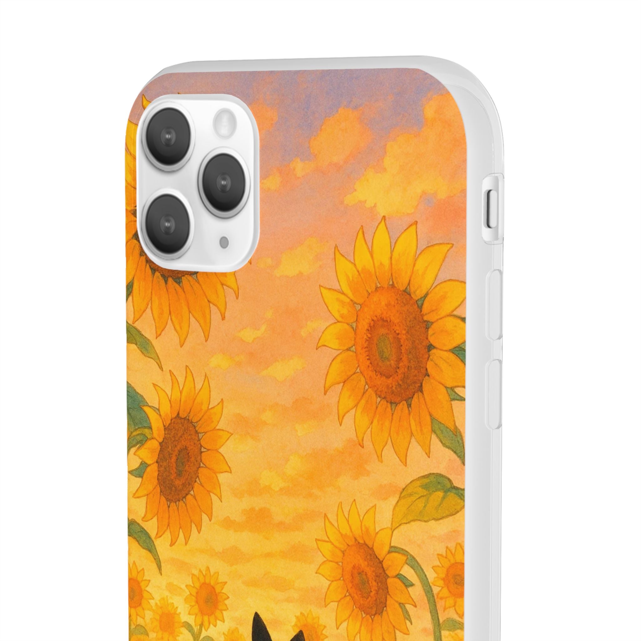 Sunflower Sunrise Cat