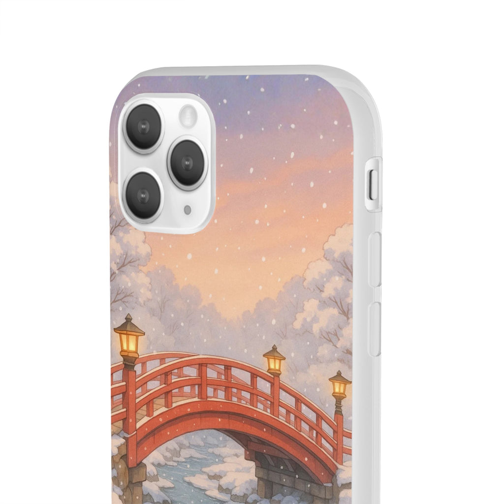 Snowlit Ember Bridge