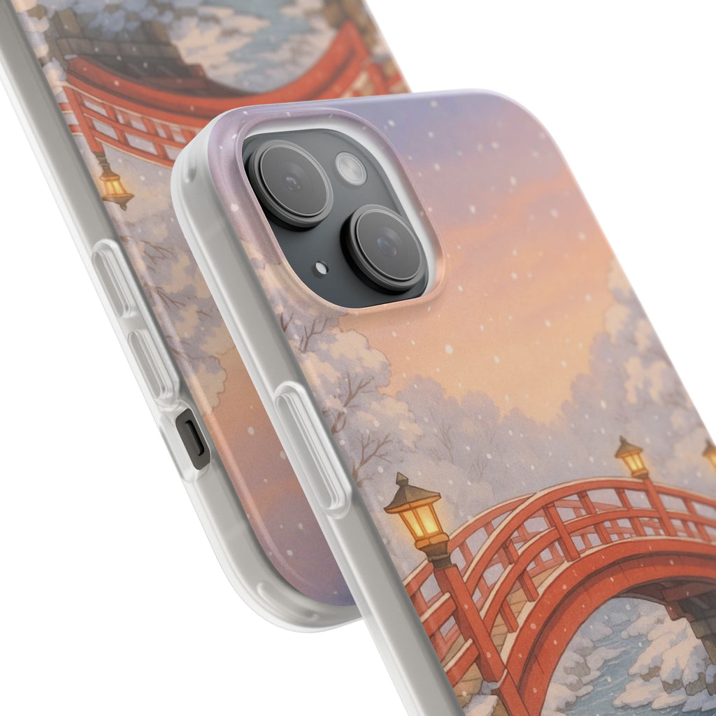 Snowlit Ember Bridge