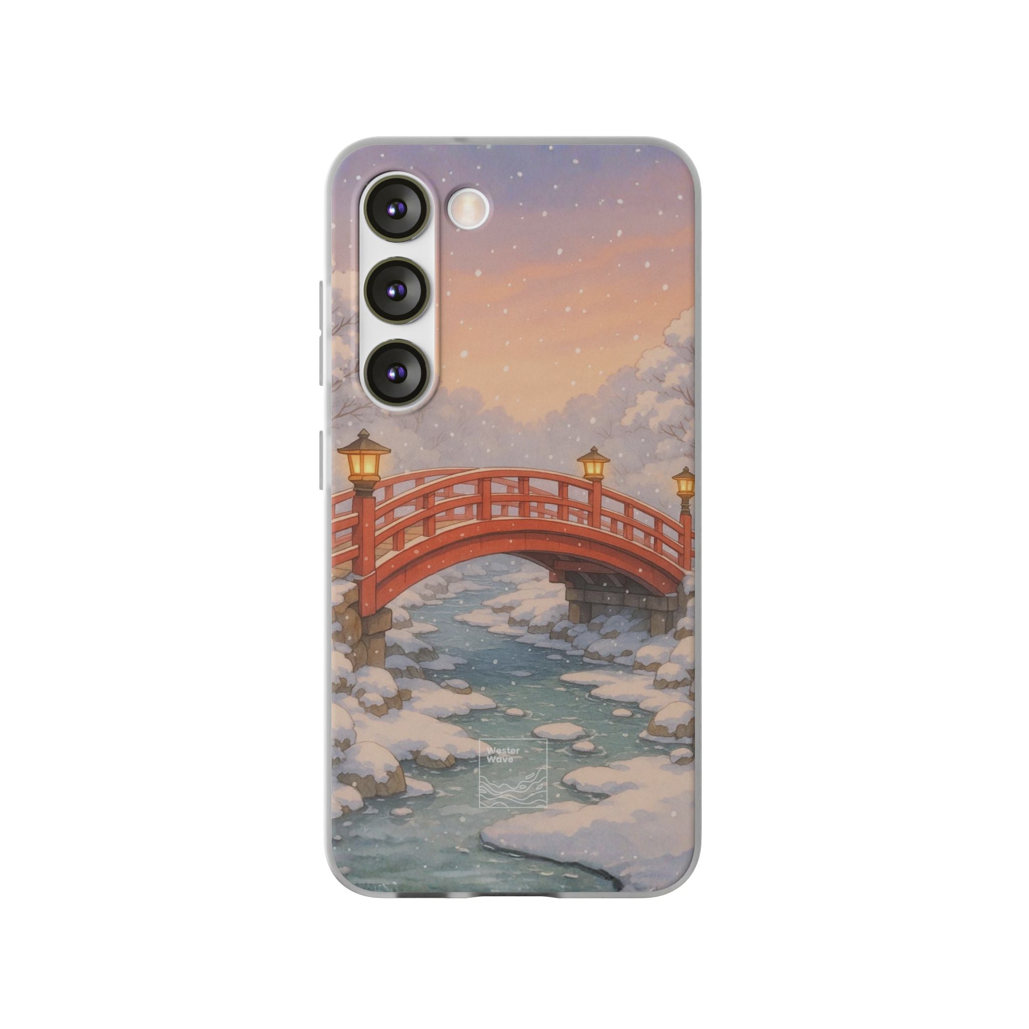 Snowlit Ember Bridge