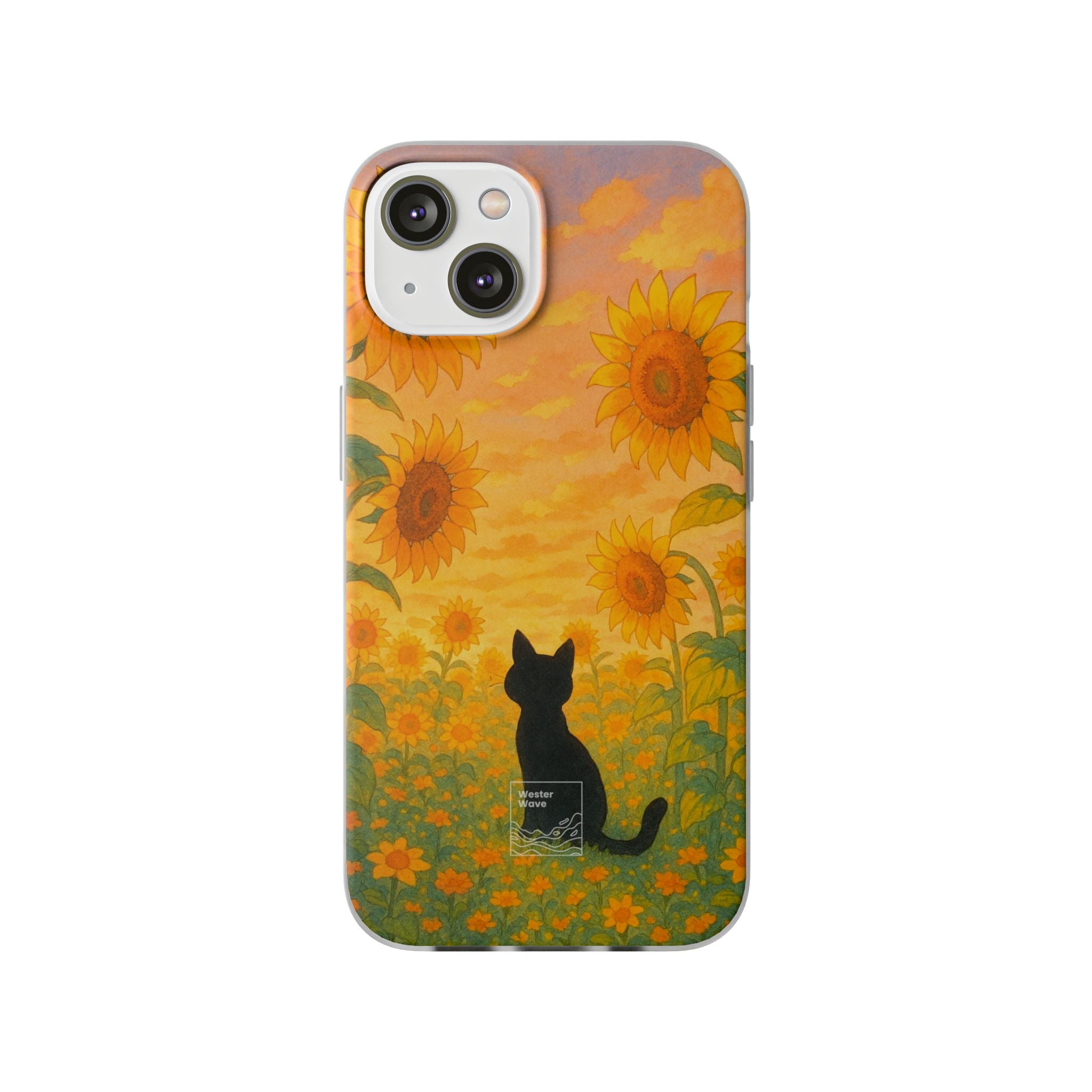 Sunflower Sunrise Cat