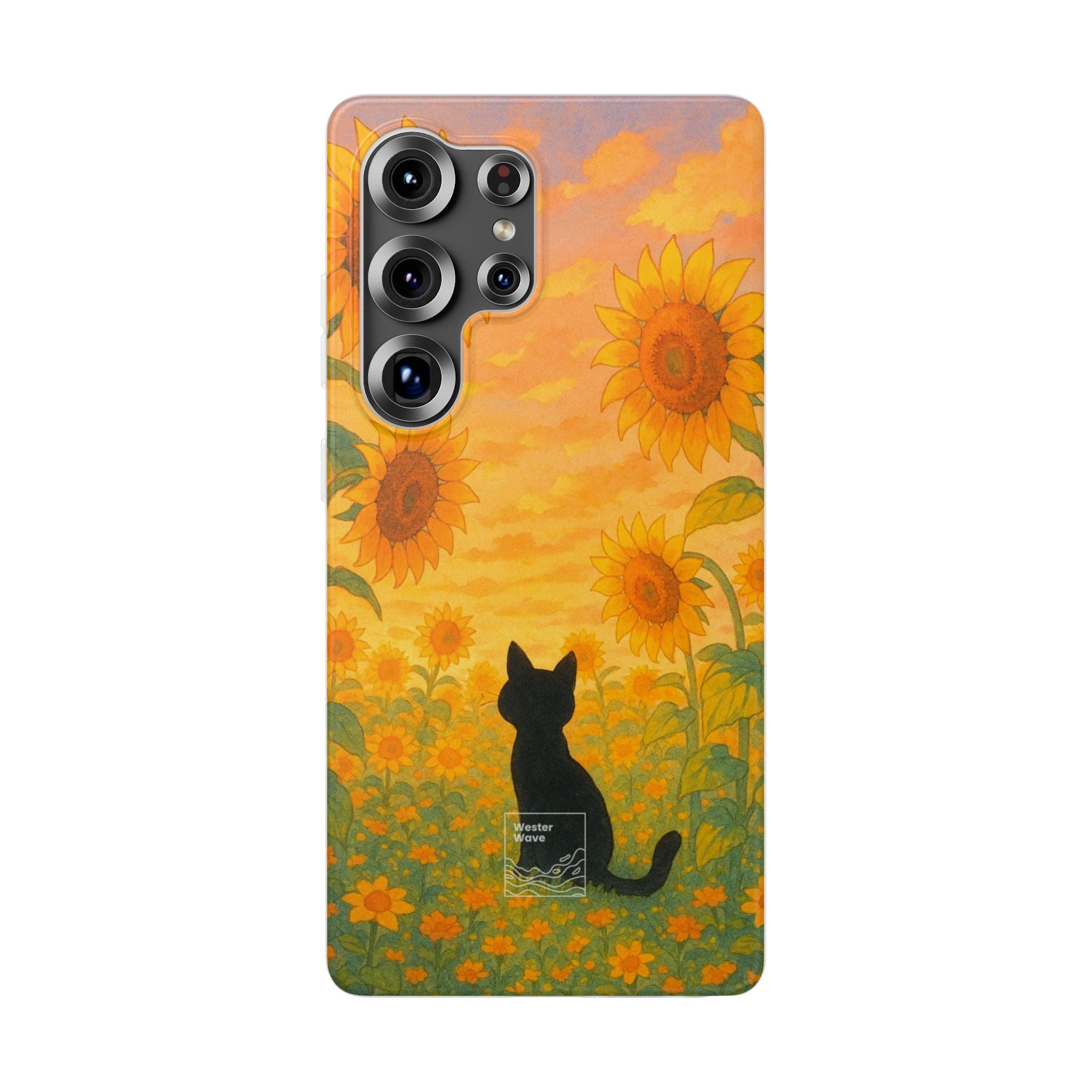 Sunflower Sunrise Cat