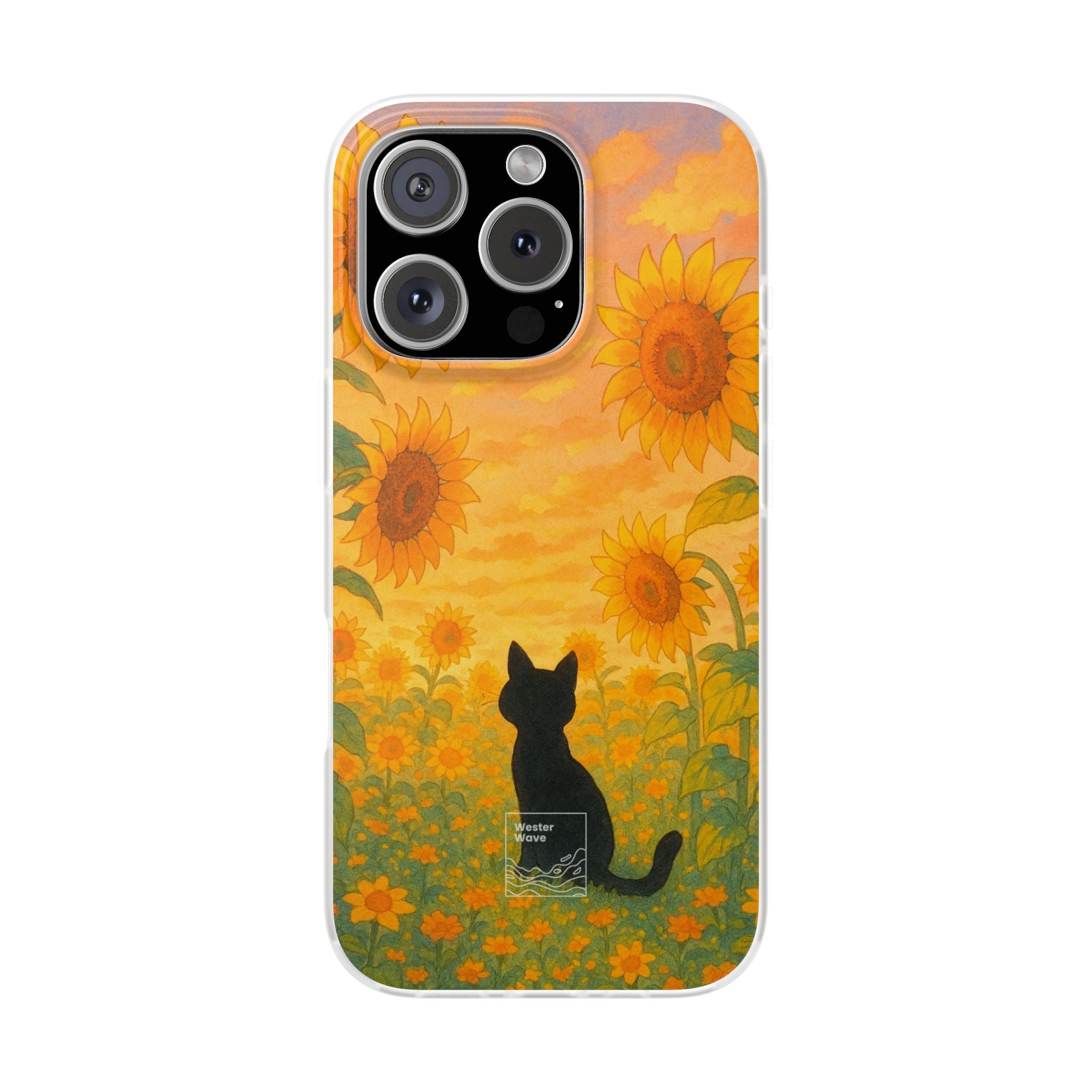 Sunflower Sunrise Cat