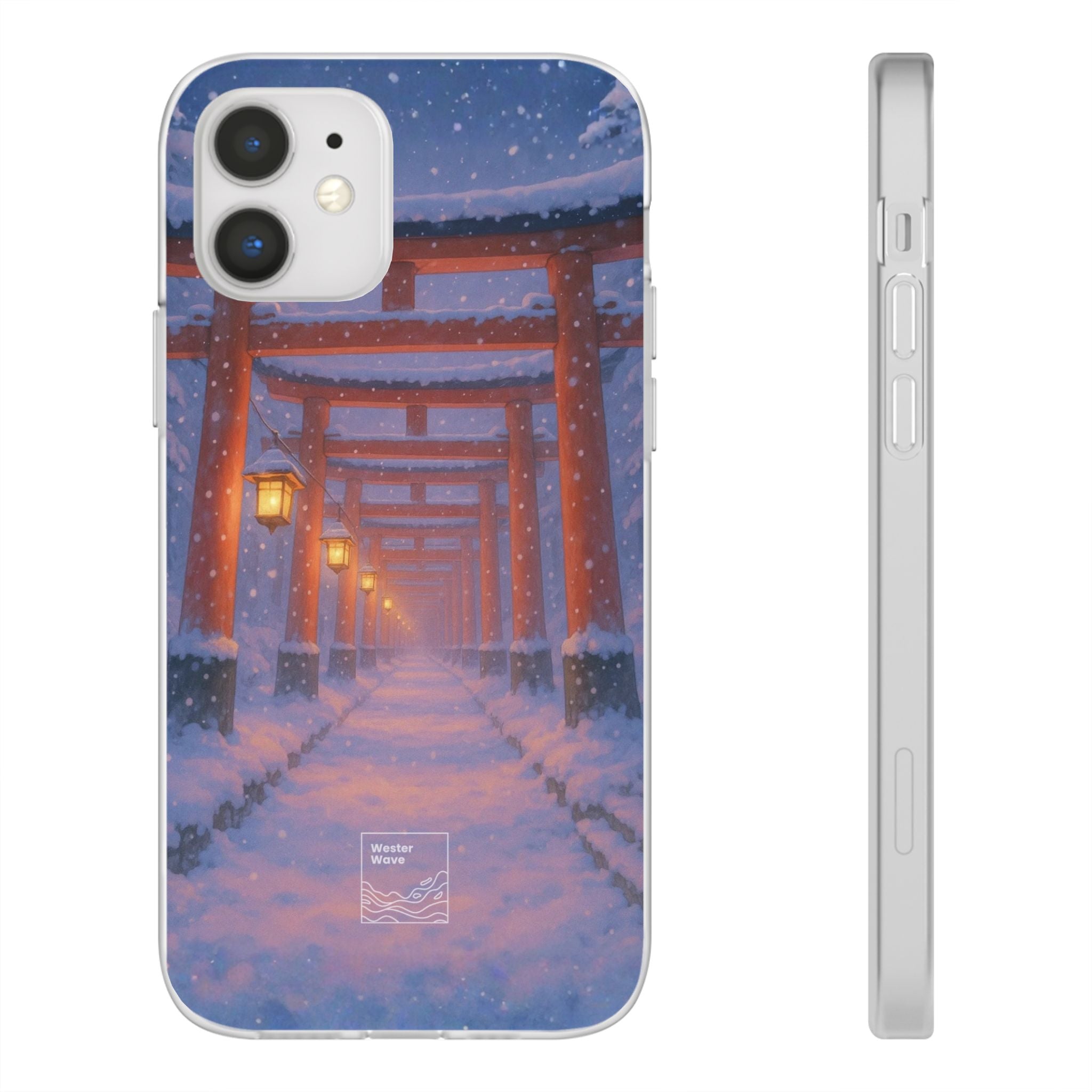 Crimson Path of Winter