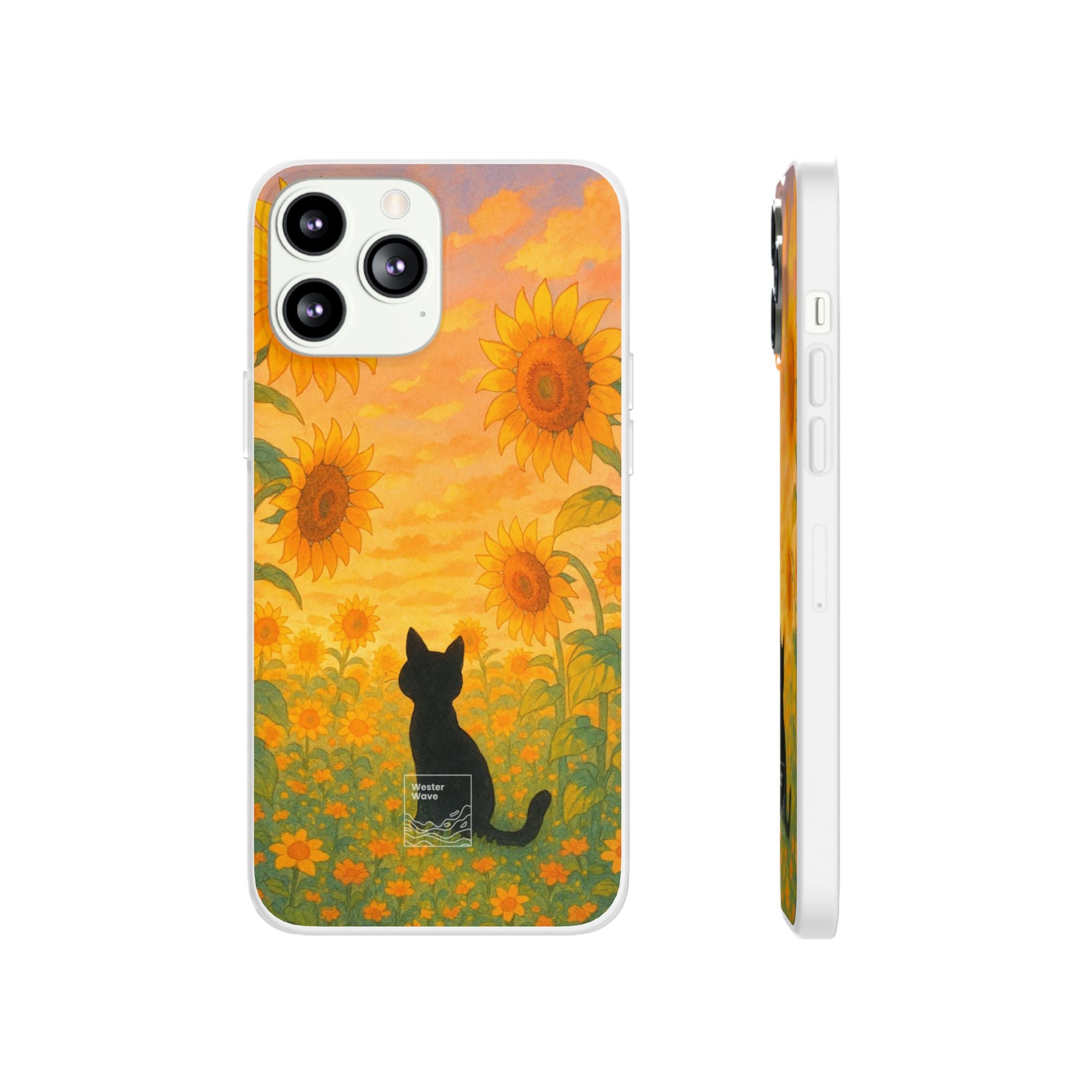 Sunflower Sunrise Cat