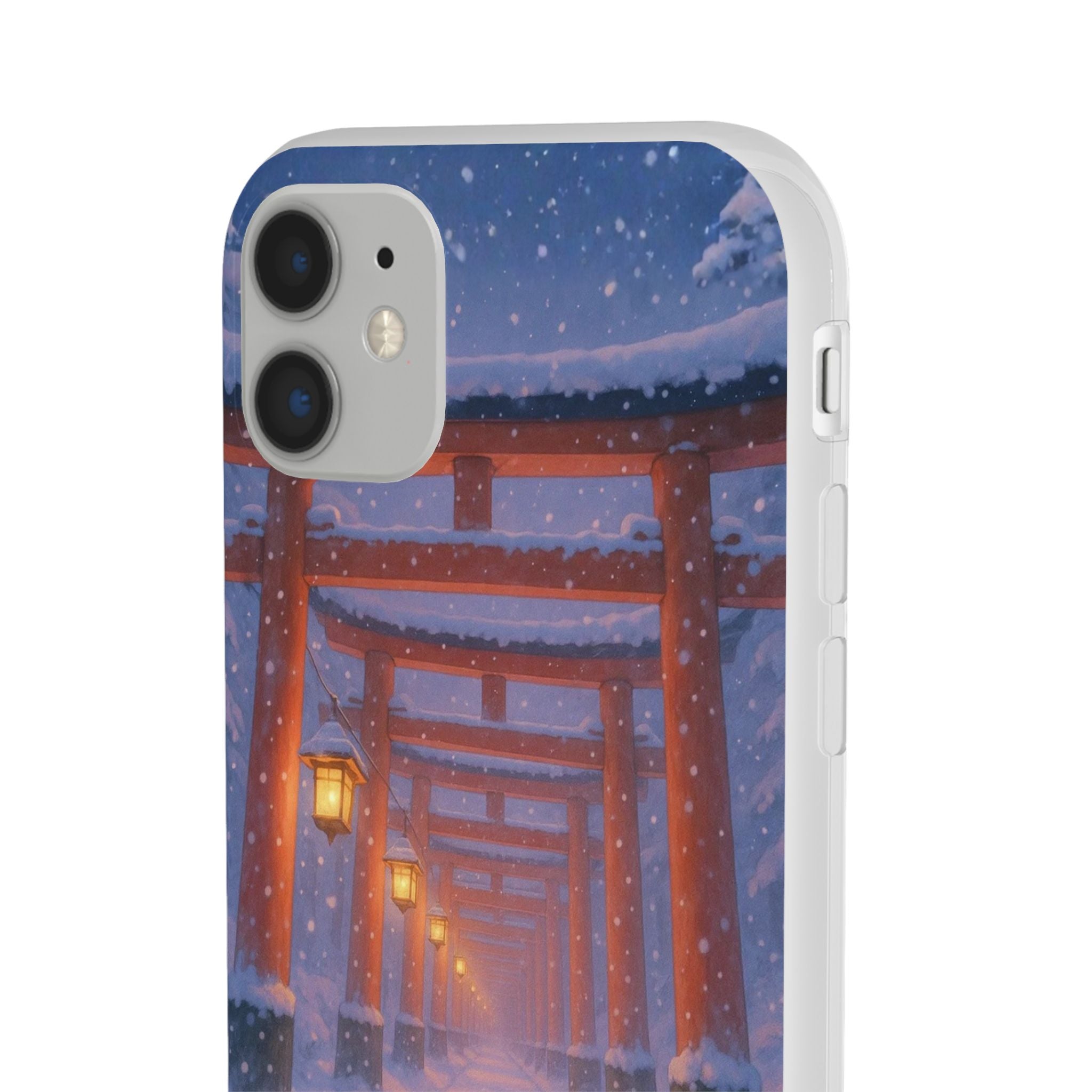 Crimson Path of Winter