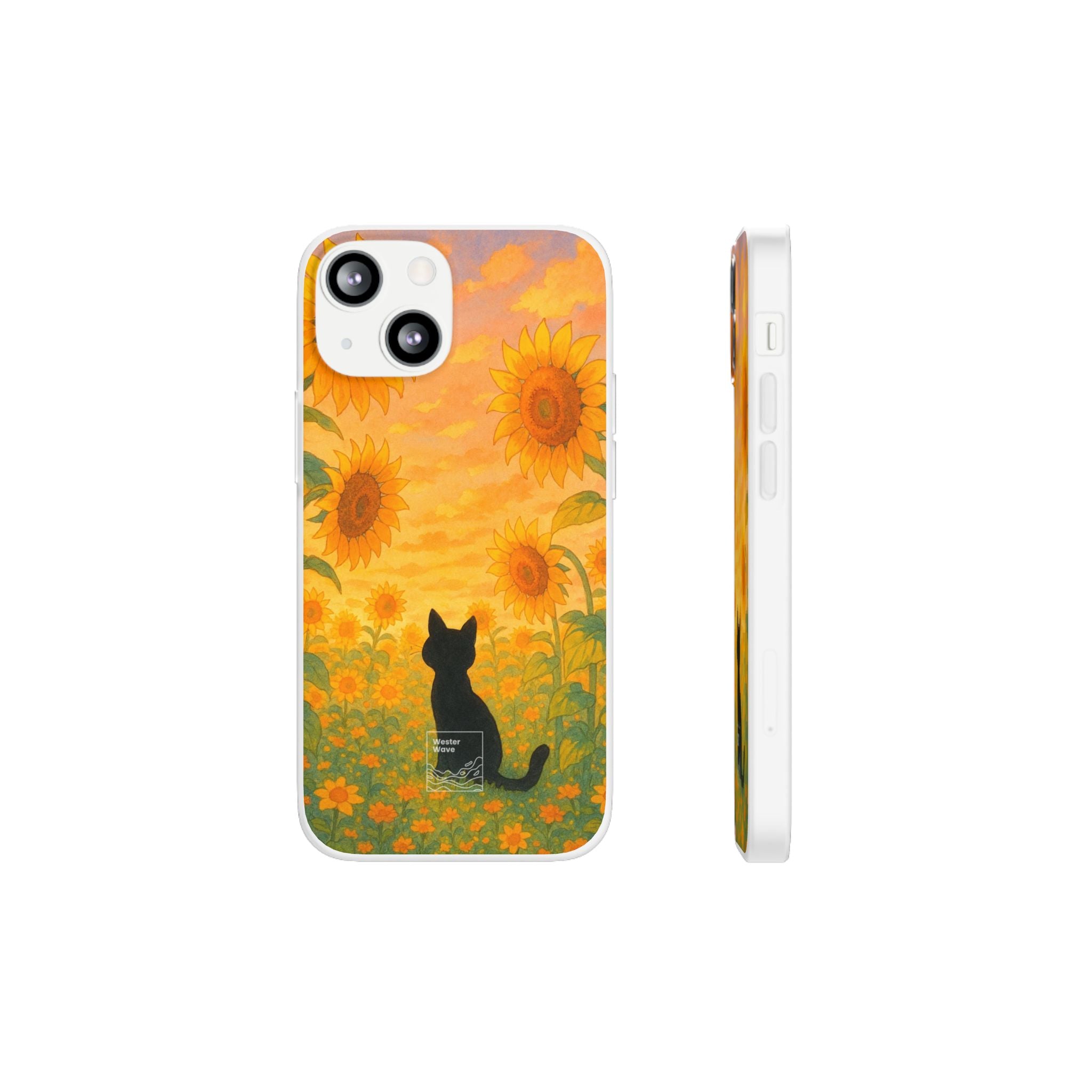 Sunflower Sunrise Cat