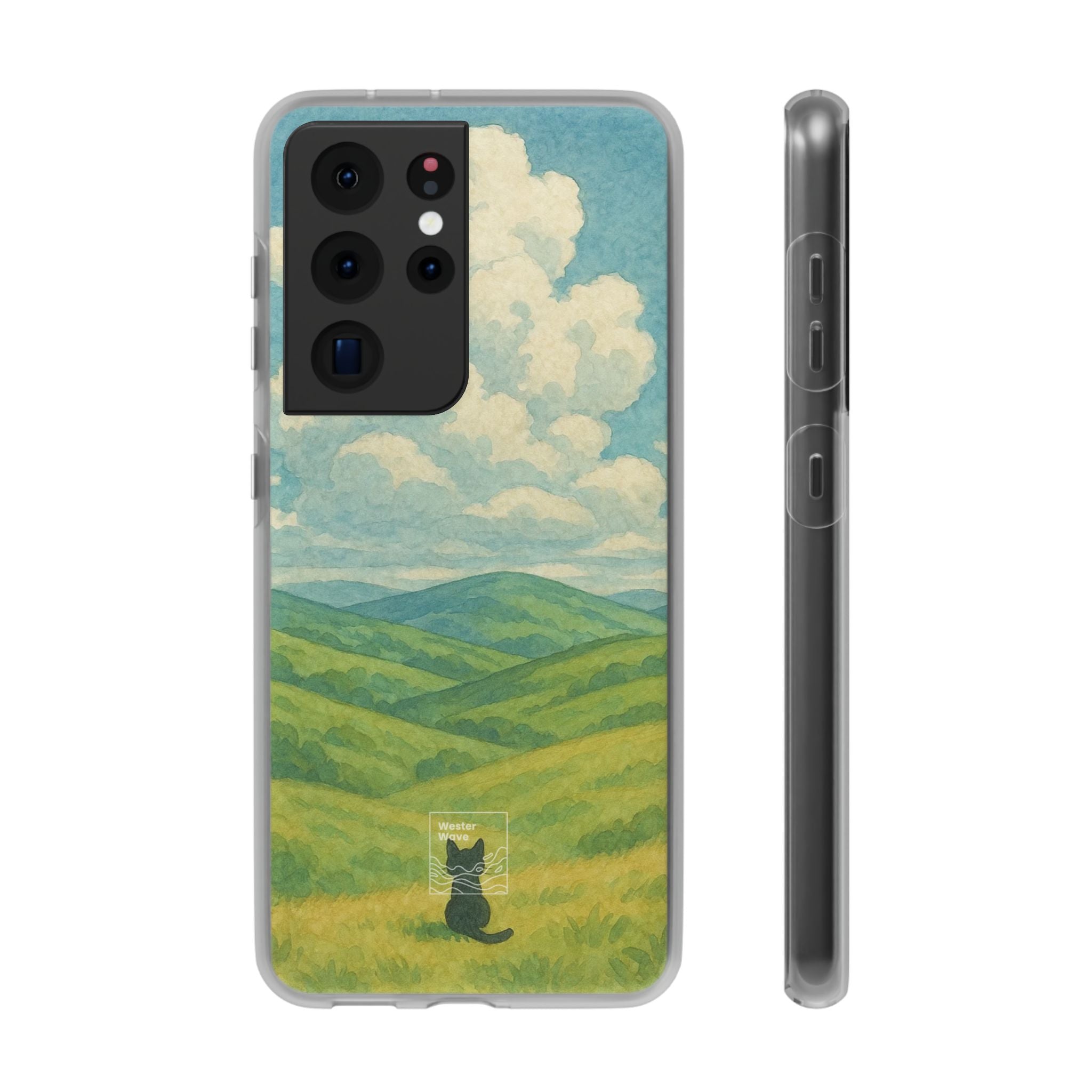 Cat in the Rolling Hills