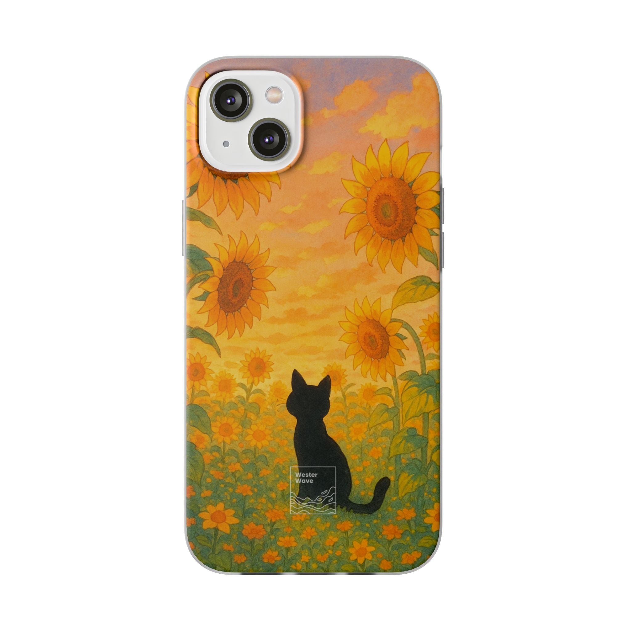 Sunflower Sunrise Cat