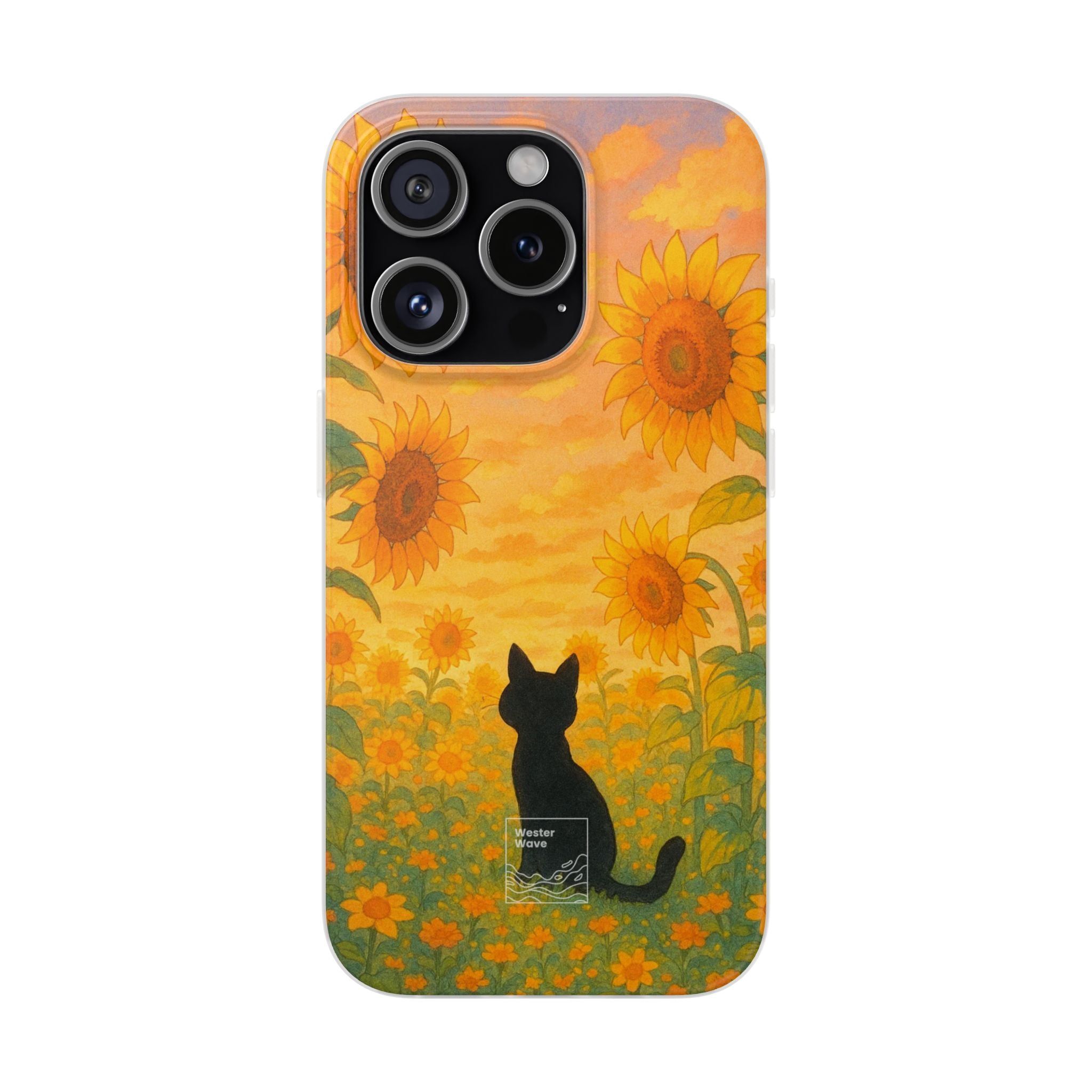 Sunflower Sunrise Cat