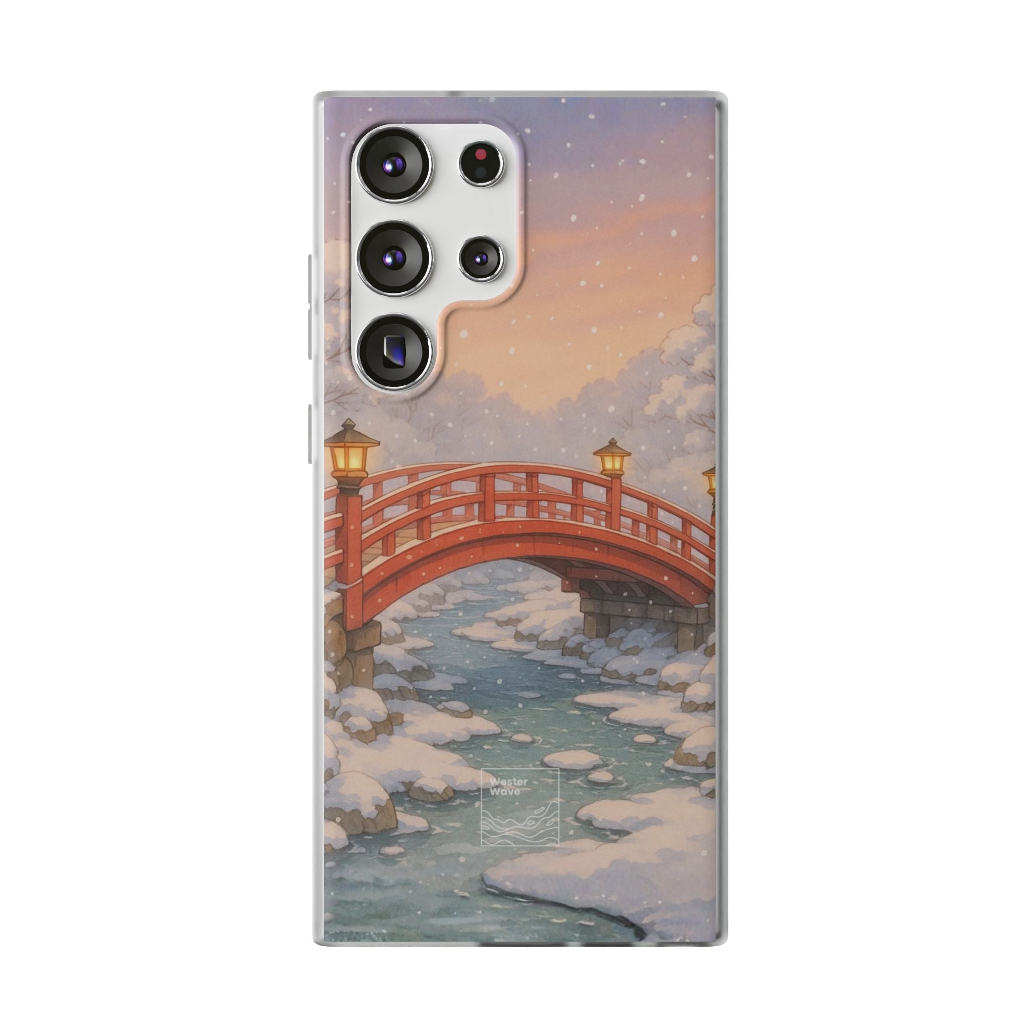 Snowlit Ember Bridge