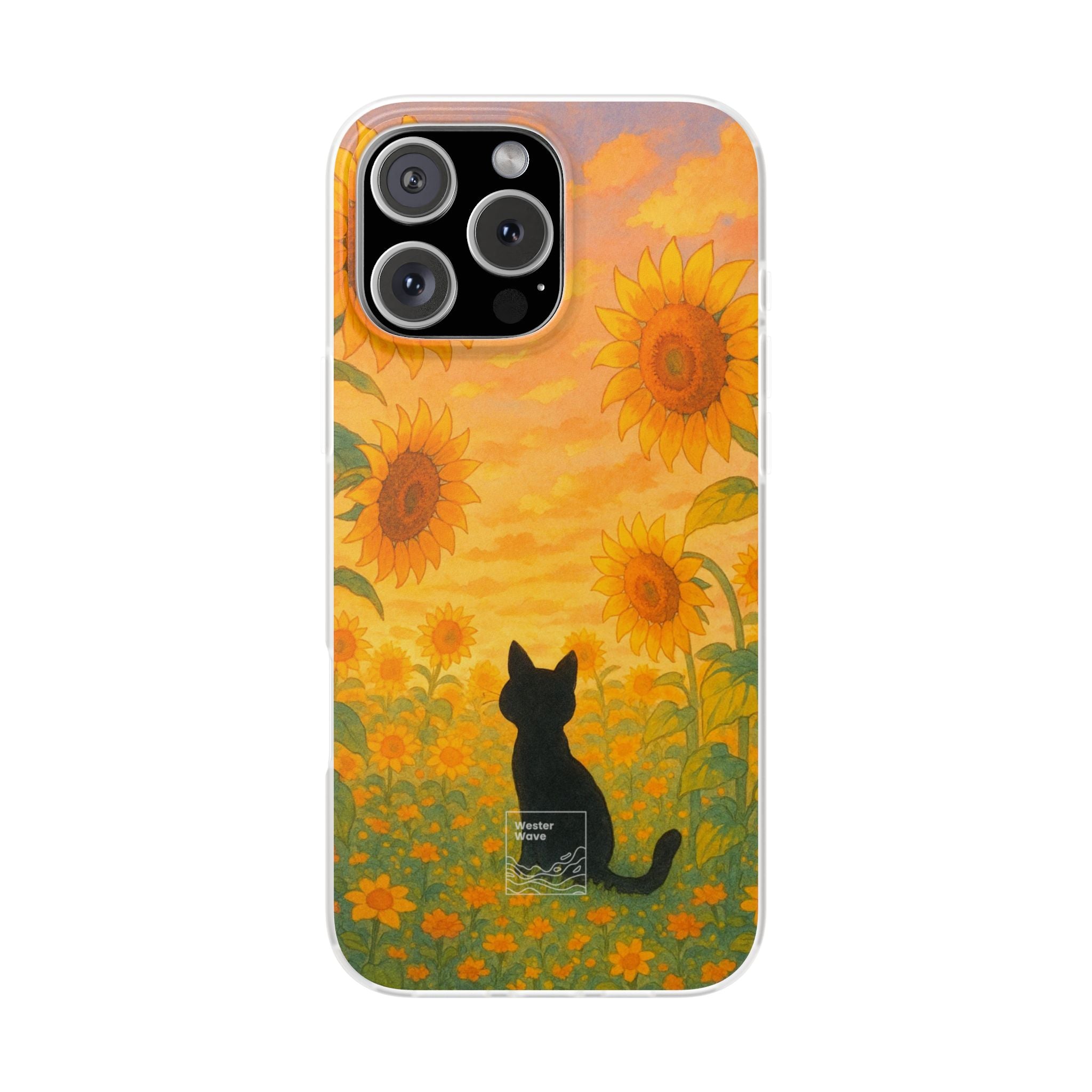 Sunflower Sunrise Cat