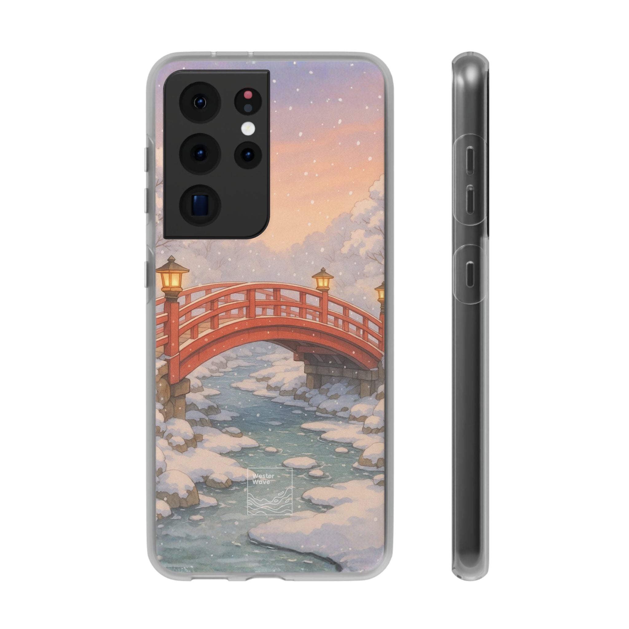 Snowlit Ember Bridge