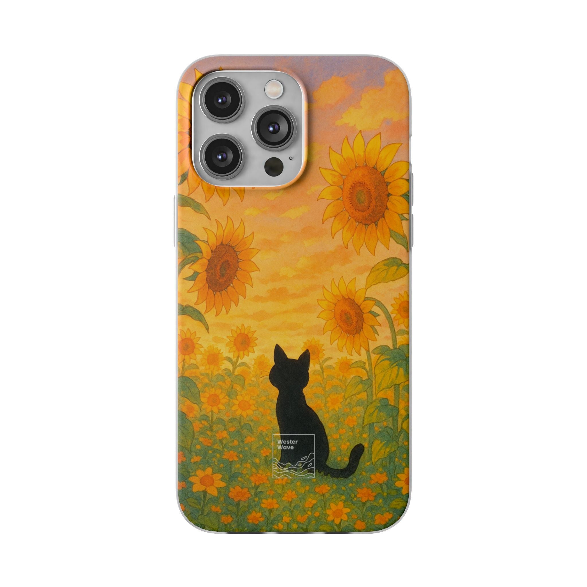 Sunflower Sunrise Cat