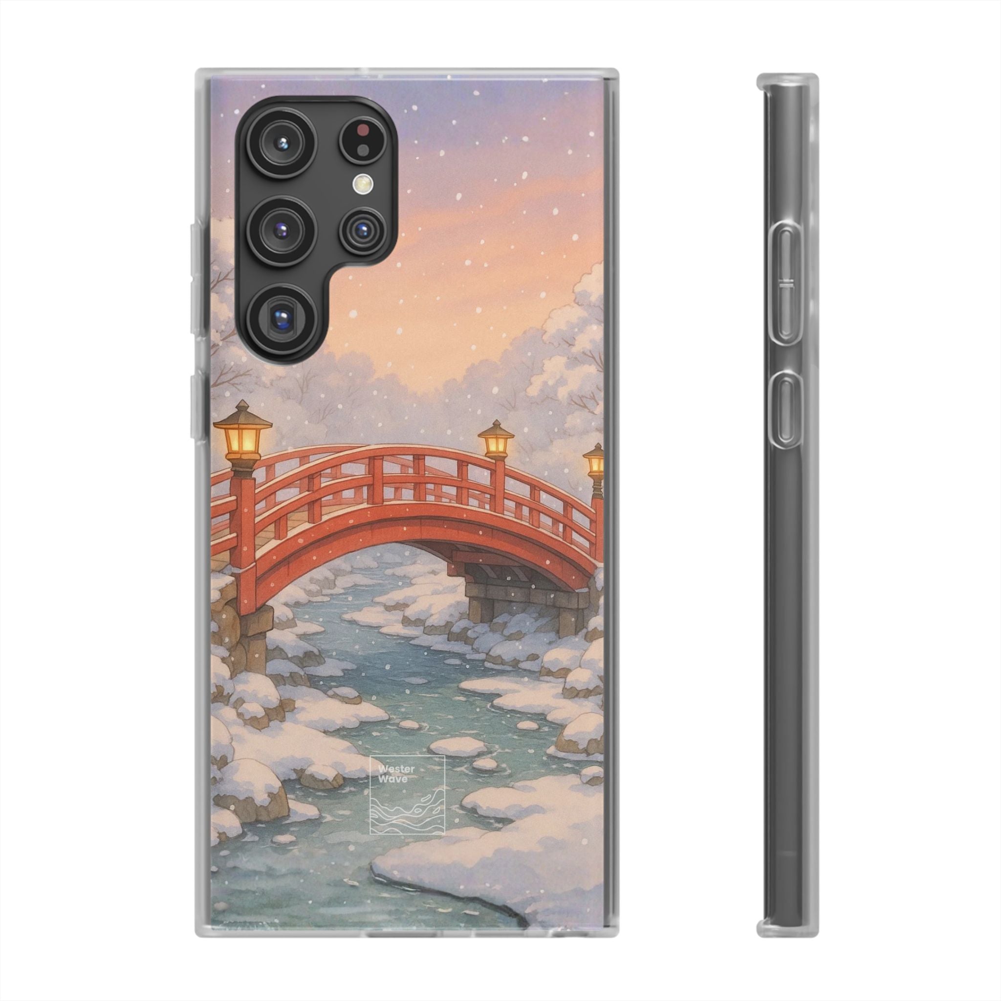 Snowlit Ember Bridge